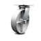 Service Caster 8 Inch Heavy Duty Top Plate Semi Steel Swivel Caster with Roller Bearing SCC SCC-35S820-SSR - alternate 1